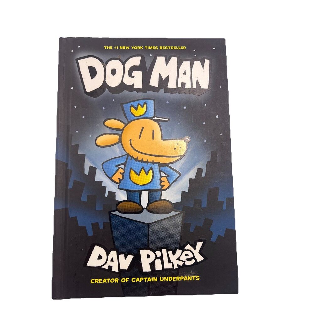 Dog Man #1 (Scholastic September 2016)Hardcover First Edition Good